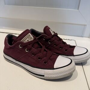 Converse All Stars Burgundy Size 3 Kids